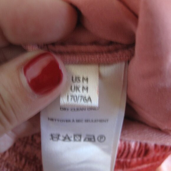 ANTHROPOLOGIE Rosie Coral Embroidered Velvet Joggers - Picture 9 of 9